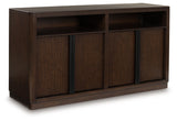 Dilenno Dark Brown Dining Server