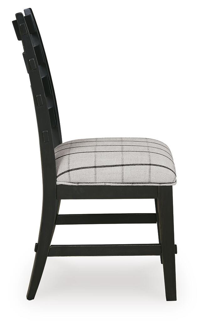 Ridgester Beige/Black Next-Gen Nuvella™ Dining Chair view 5