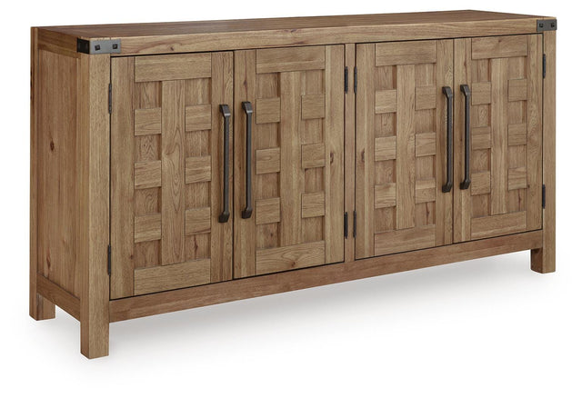 Ridgester Light Brown Dining Server from Ella Furniture