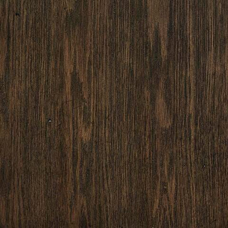 Maylee Dark Brown Dining Set finish detail