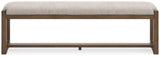 Cabalynn Oatmeal/light Brown 63" Dining Bench [ETA: 02/29] - Ella Furniture