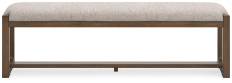 Cabalynn Oatmeal/light Brown 63" Dining Bench [ETA: 02/29] - Ella Furniture