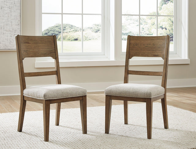 Cabalynn Oatmeal/light Brown Dining Chair [ETA: 02/29] - Ella Furniture