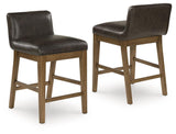 Cabalynn Two-tone Brown Counter Height Barstool