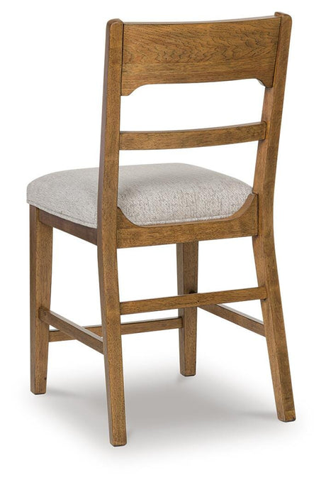 Cabalynn Oatmeal/Light Brown Counter Height Barstool view 7