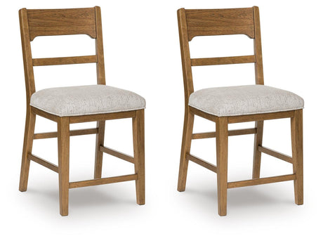 Cabalynn Oatmeal/Light Brown Counter Height Barstool view 3