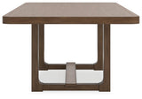 Cabalynn Light Brown Dining Extension Table - Ella Furniture