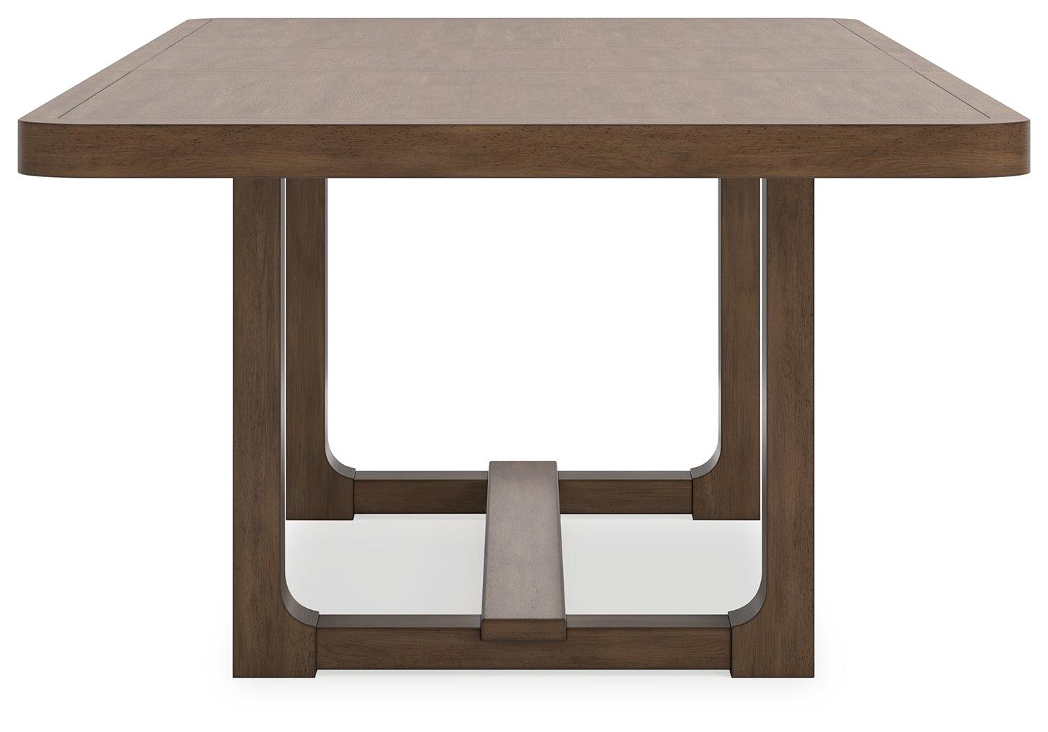 Cabalynn Light Brown Dining Extension Table - Ella Furniture