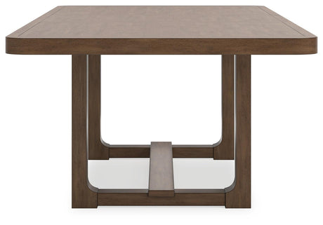 Cabalynn Light Brown Dining Extension Table - Ella Furniture