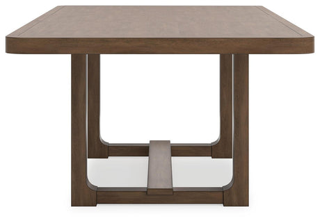 Cabalynn Light Brown Dining Extension Table - Ella Furniture