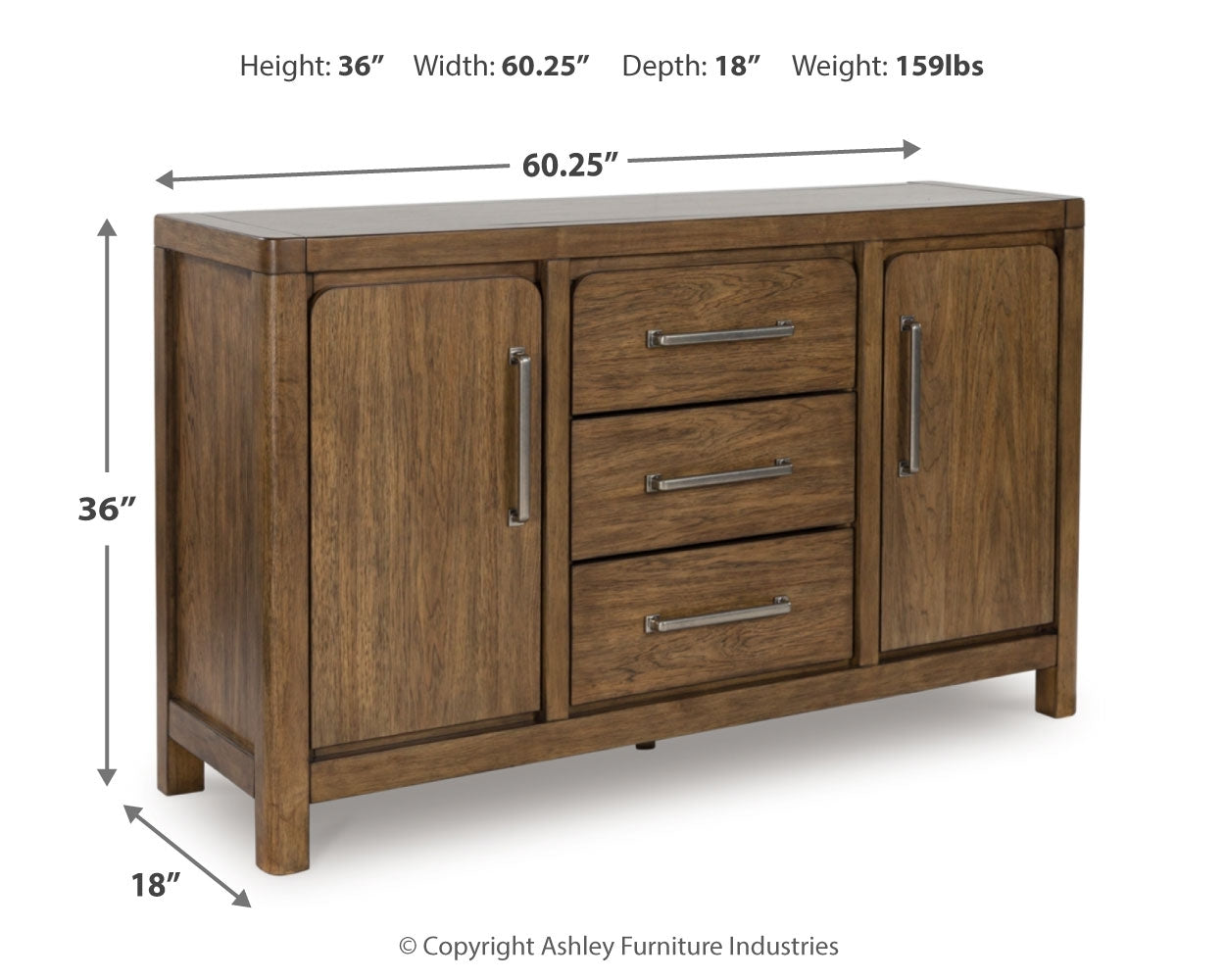 Cabalynn Light Brown Counter Height Dining Table and 6 Barstools with Storage
