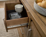 Cabalynn Light Brown Dining Server