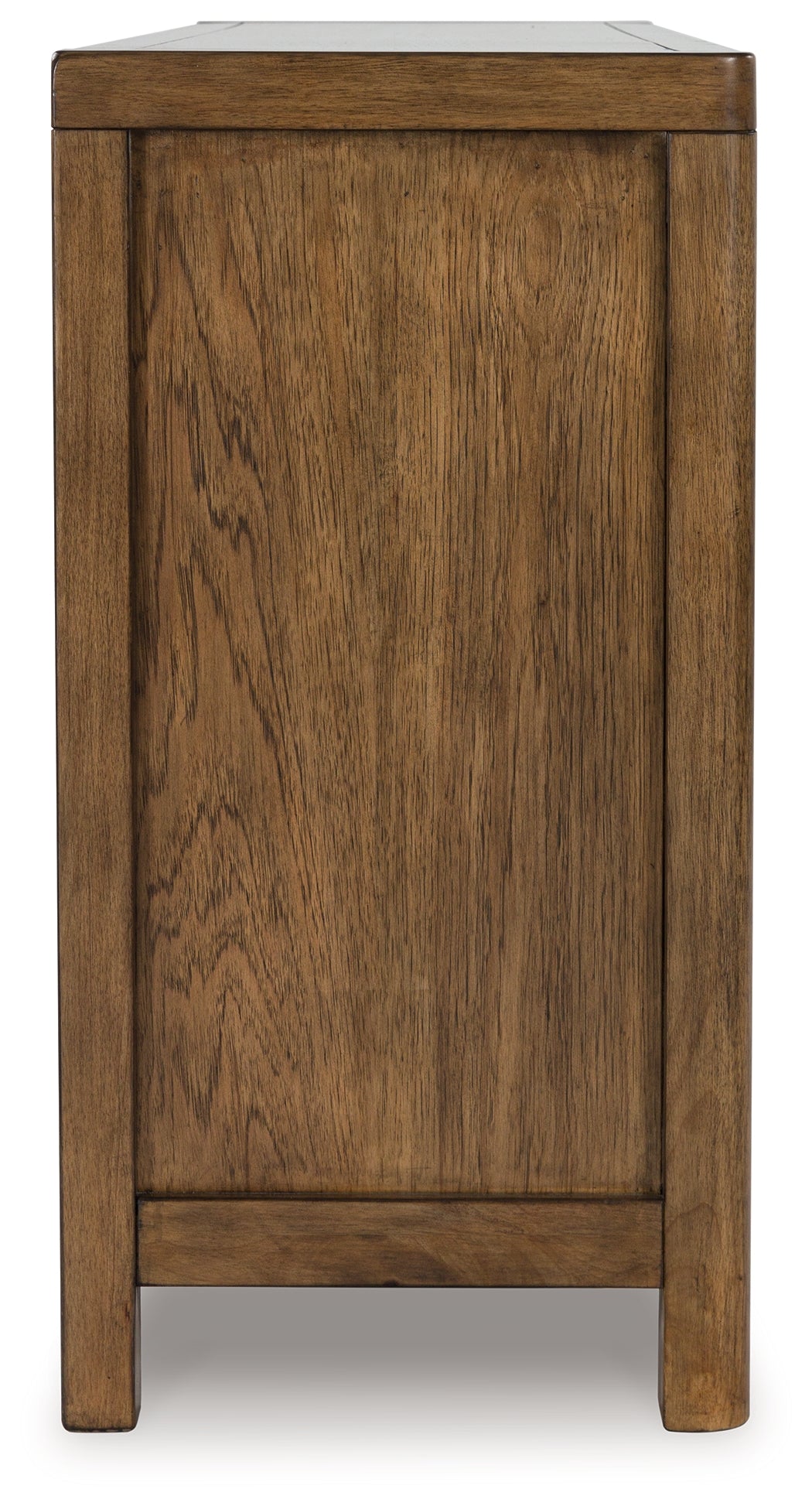 Cabalynn Light Brown Counter Height Dining Table and 6 Barstools with Storage