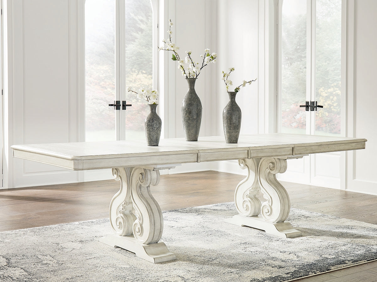 Arlendyne Antique White Dining Extension Table