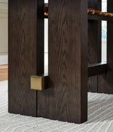 Burkhaus Dark Brown Counter Height Dining Table