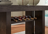 Burkhaus Dark Brown Counter Height Dining Table