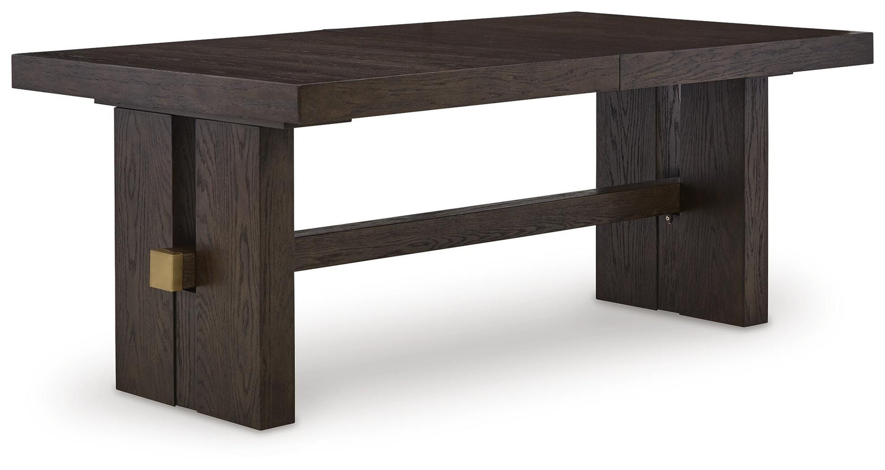 Burkhaus Dark Brown Dining Set angled view