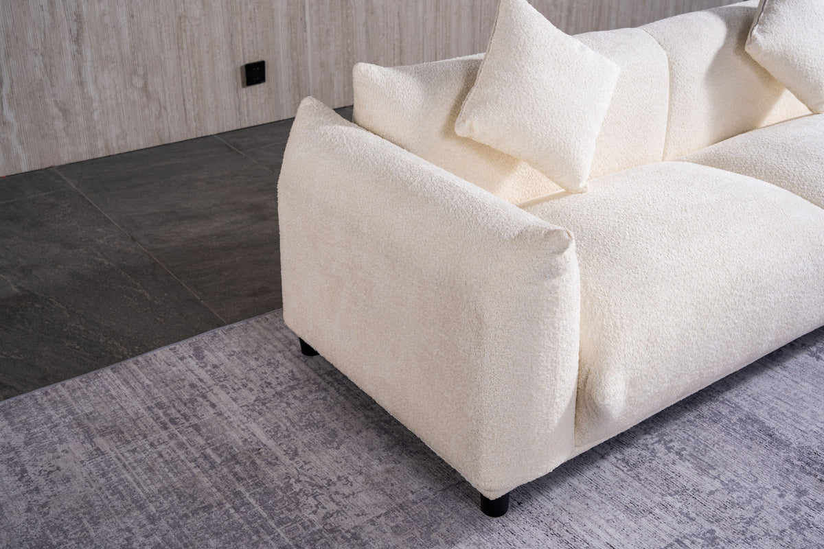 Veronica Cream Boucle Sofa