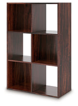 Glosmount Cherry/Light Brown Six Cube Organizer