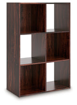 Glosmount Cherry/Light Brown Six Cube Organizer