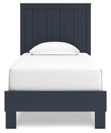 Simmenfort Navy Blue Twin Platform Bed view 8