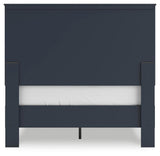 Simmenfort Navy Blue Full Platform Bed view 8