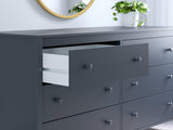 Simmenfort Navy Blue Dresser