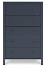 Simmenfort Navy Blue Chest of Drawers