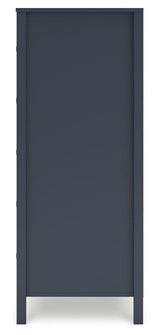 Simmenfort Navy Blue Chest of Drawers