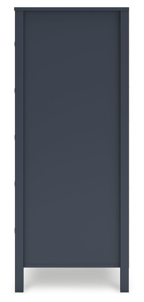 Simmenfort Navy Blue Chest of Drawers
