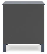 Simmenfort Navy Blue Nightstand