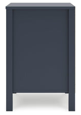 Simmenfort Navy Blue Nightstand