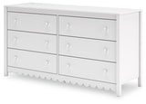 Hallityn White Dresser