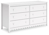 Hallityn White Dresser