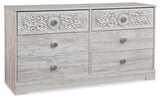 Paxberry Whitewash Dresser EB1811-231 - Ella Furniture