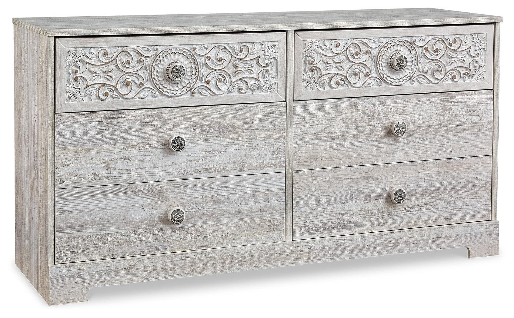 Paxberry Whitewash Dresser EB1811-231 - Ella Furniture