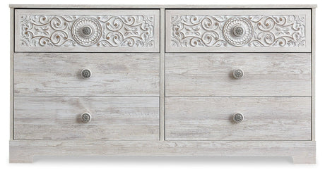Paxberry Whitewash Dresser EB1811-231 - Ella Furniture