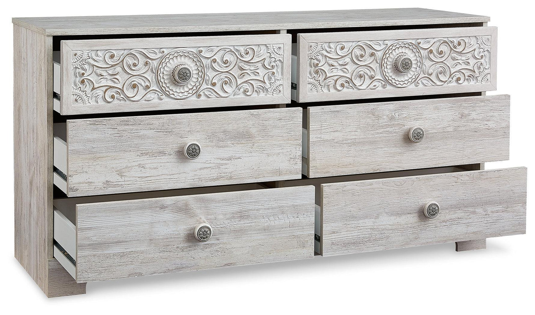 Paxberry Whitewash Dresser EB1811-231 - Ella Furniture