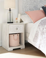 Paxberry Whitewash Nightstand EB1811-291 - Ella Furniture