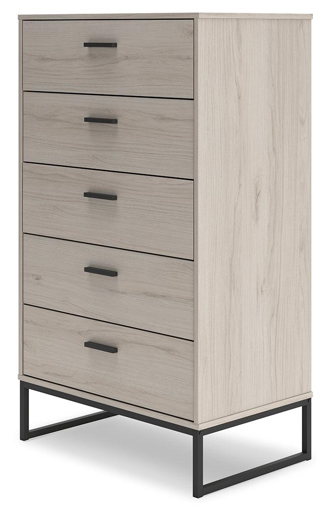 Socalle Light Natural Chest Of Drawers - Ella Furniture