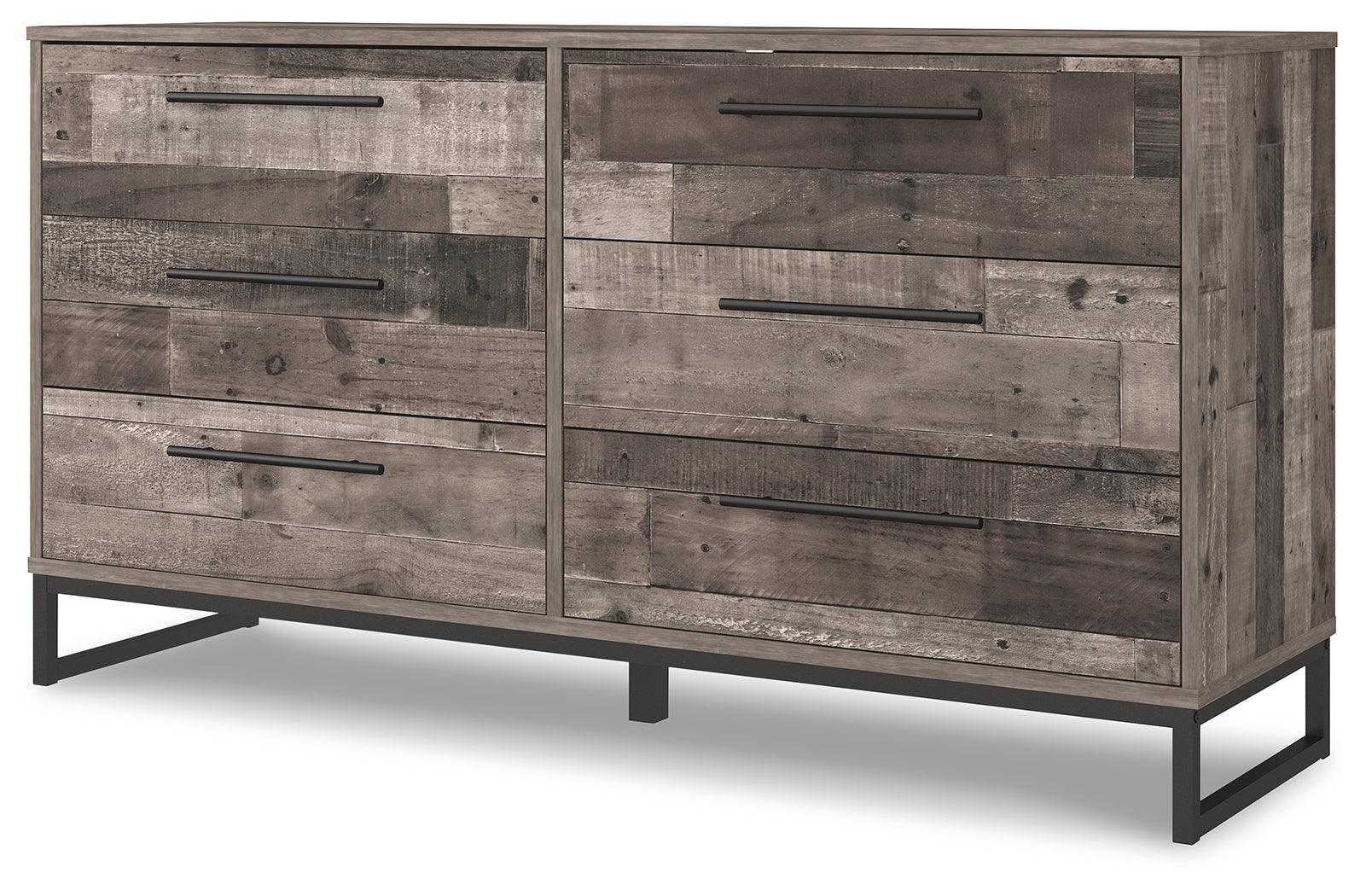 Neilsville Multi Gray Dresser - Ella Furniture