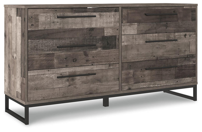 Neilsville Multi Gray Dresser - Ella Furniture