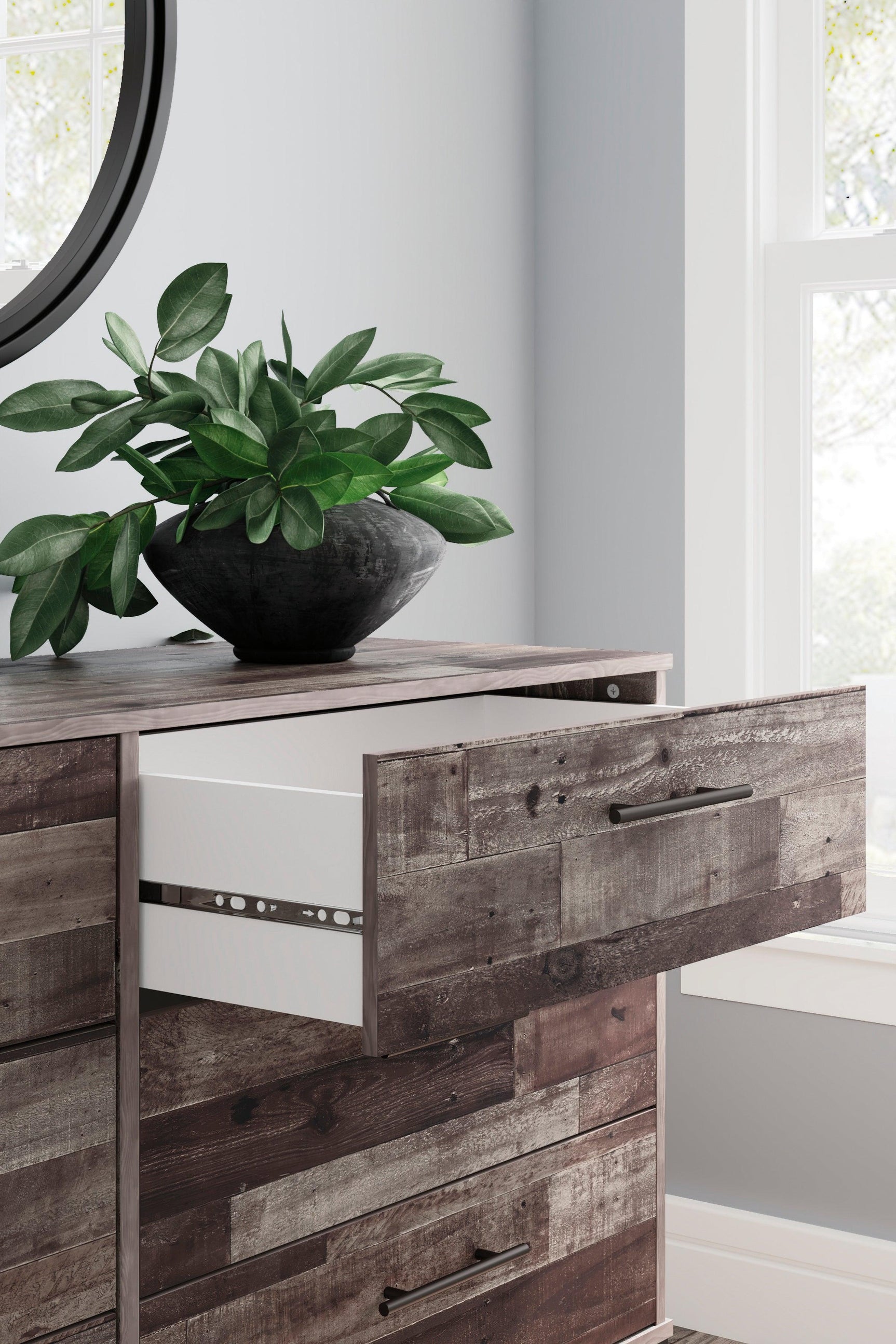 Neilsville Multi Gray Dresser - Ella Furniture