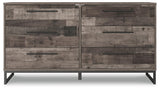 Neilsville Multi Gray Dresser - Ella Furniture