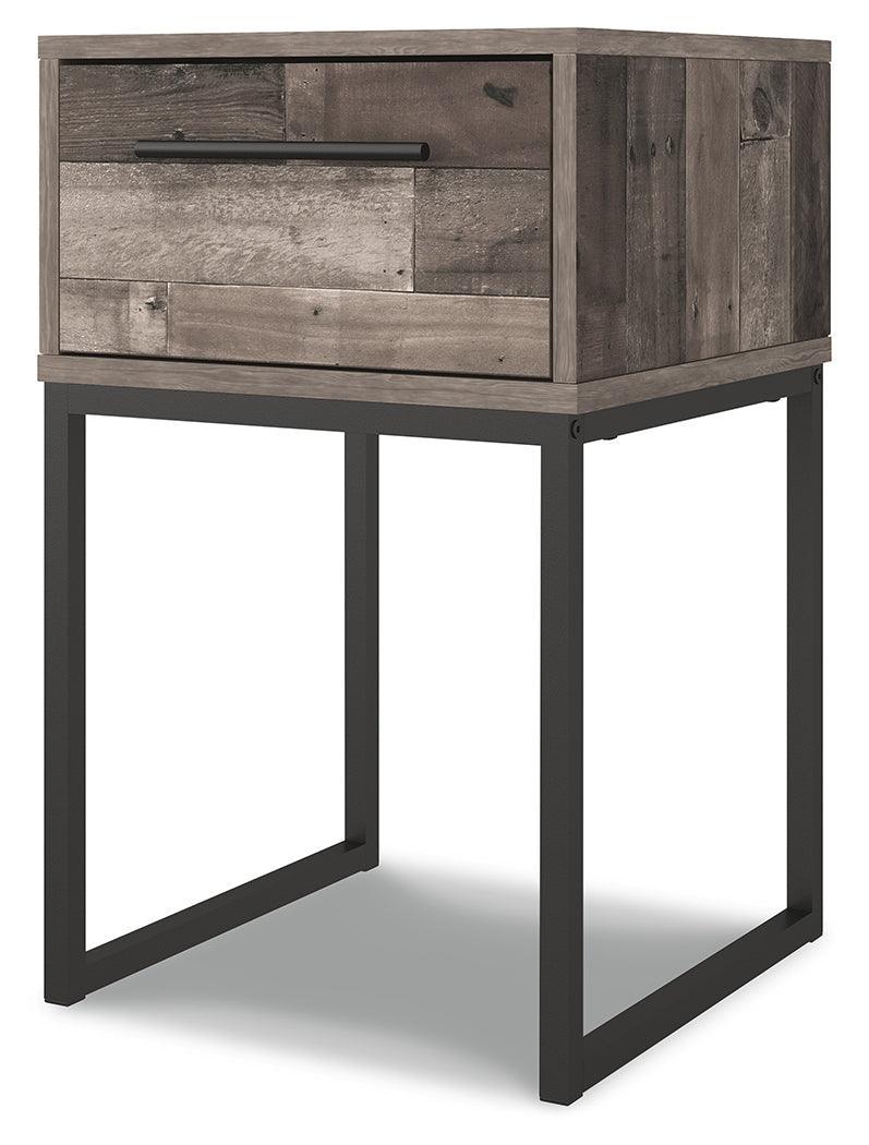 Neilsville Multi Gray Nightstand - Ella Furniture