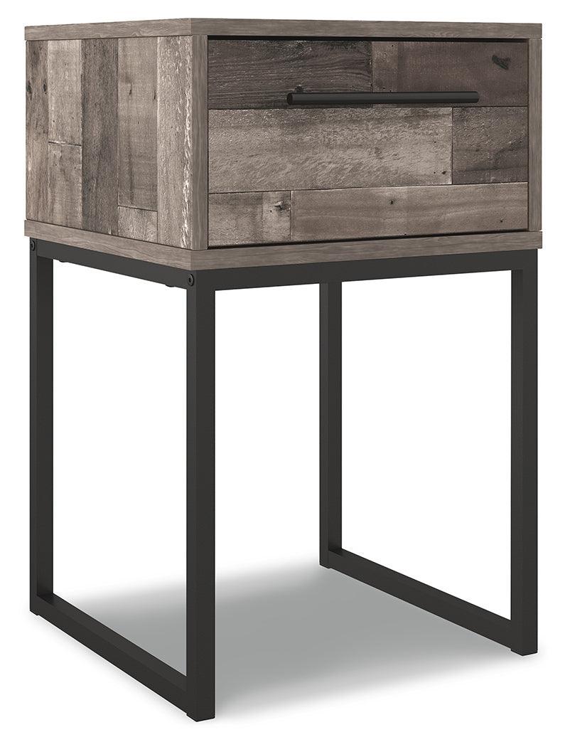 Neilsville Multi Gray Nightstand - Ella Furniture