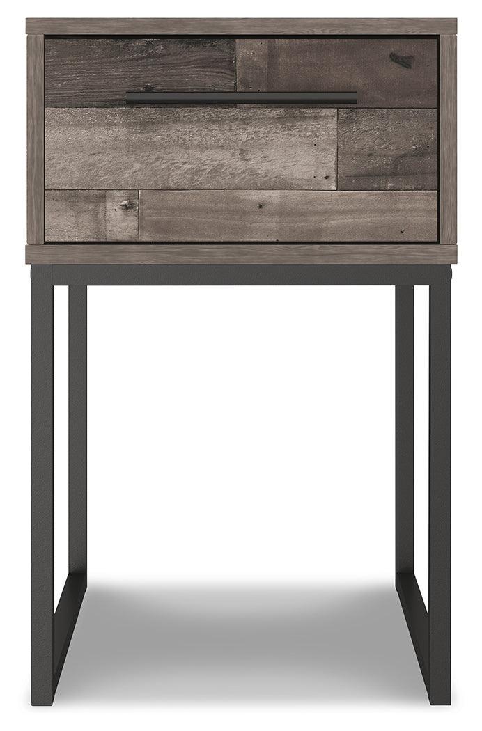 Neilsville Multi Gray Nightstand - Ella Furniture