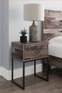 Neilsville Multi Gray Nightstand - Ella Furniture