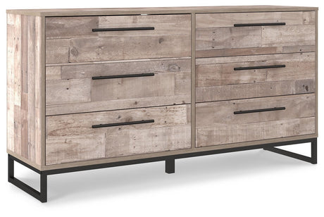 Neilsville Whitewash Dresser EB2320-231 - Ella Furniture