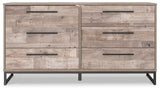Neilsville Whitewash Dresser EB2320-231 - Ella Furniture